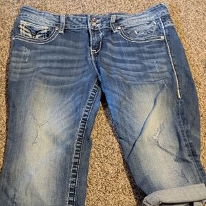 Vigoss Distressed Blue Boyfriend Jeans